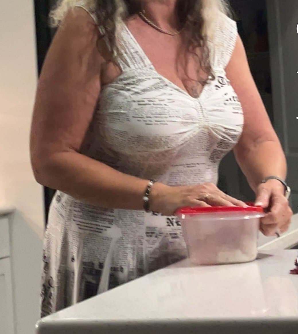 Huge tittie grandma