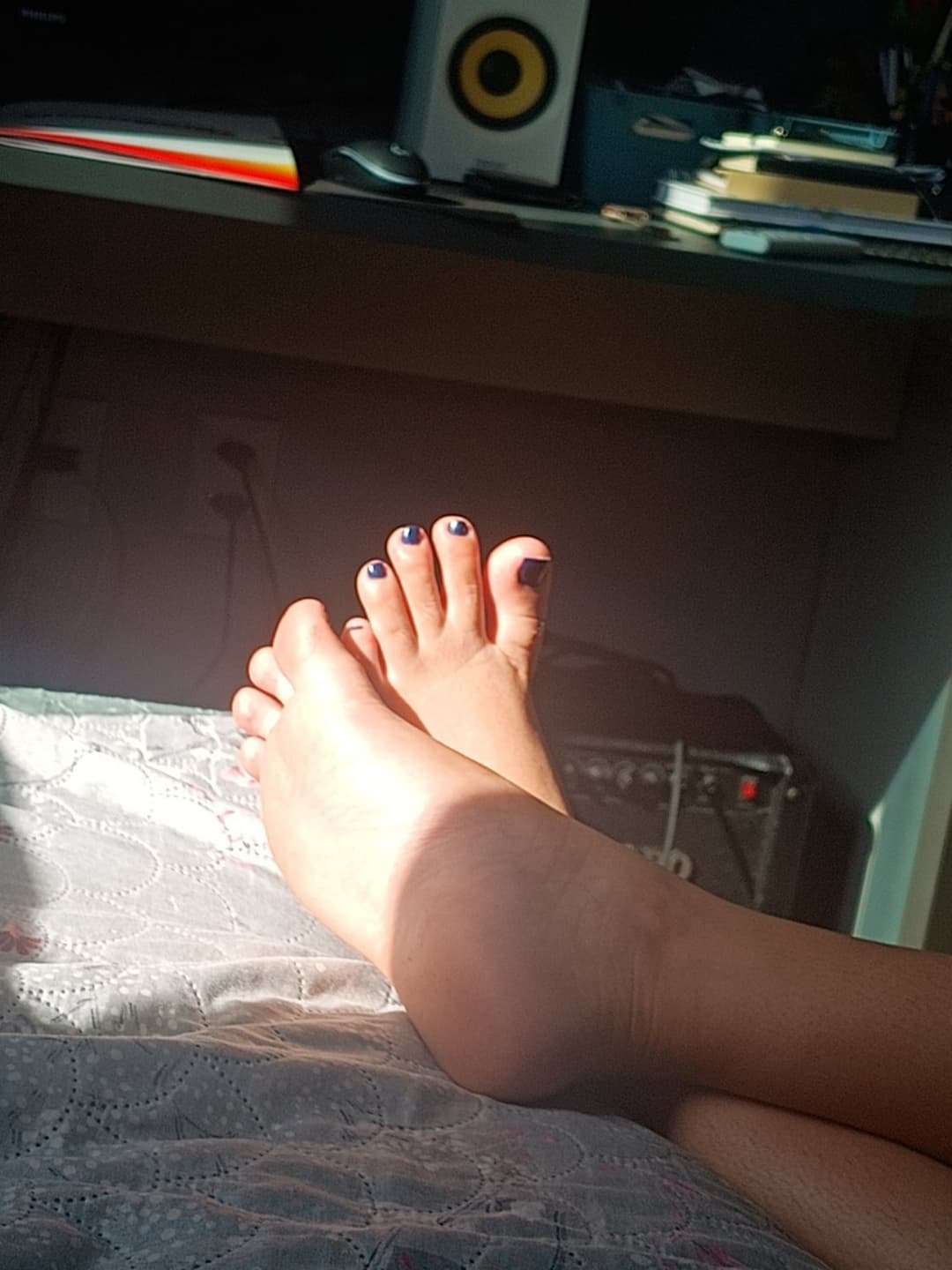 Candid feet I made of my roommate some time ago