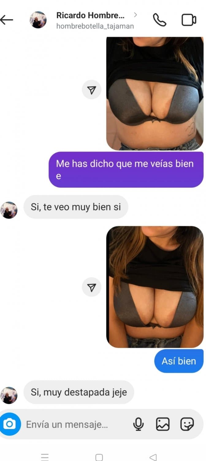 La exmujer de un amigo le escribe y el amigo se lo goza con la cerda (María Jesús Mata)