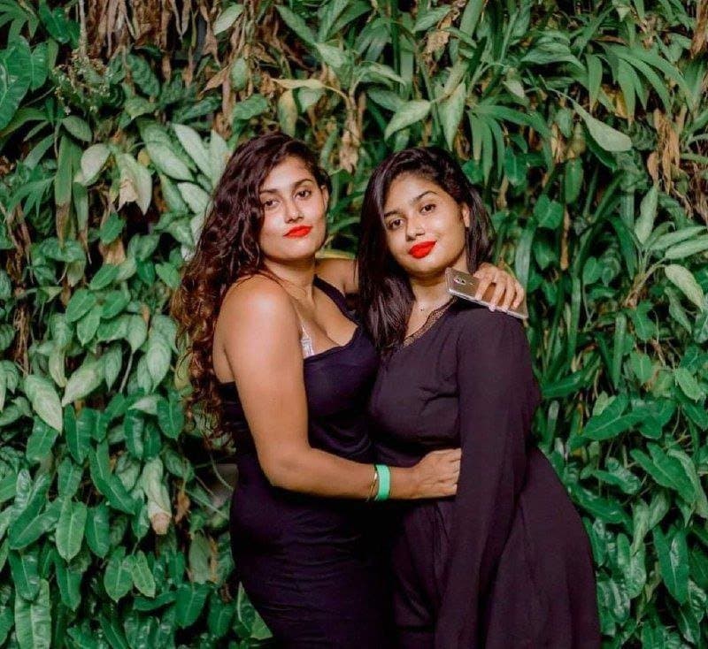 Sri Lankan Lesbian Couple Having Scissor Party