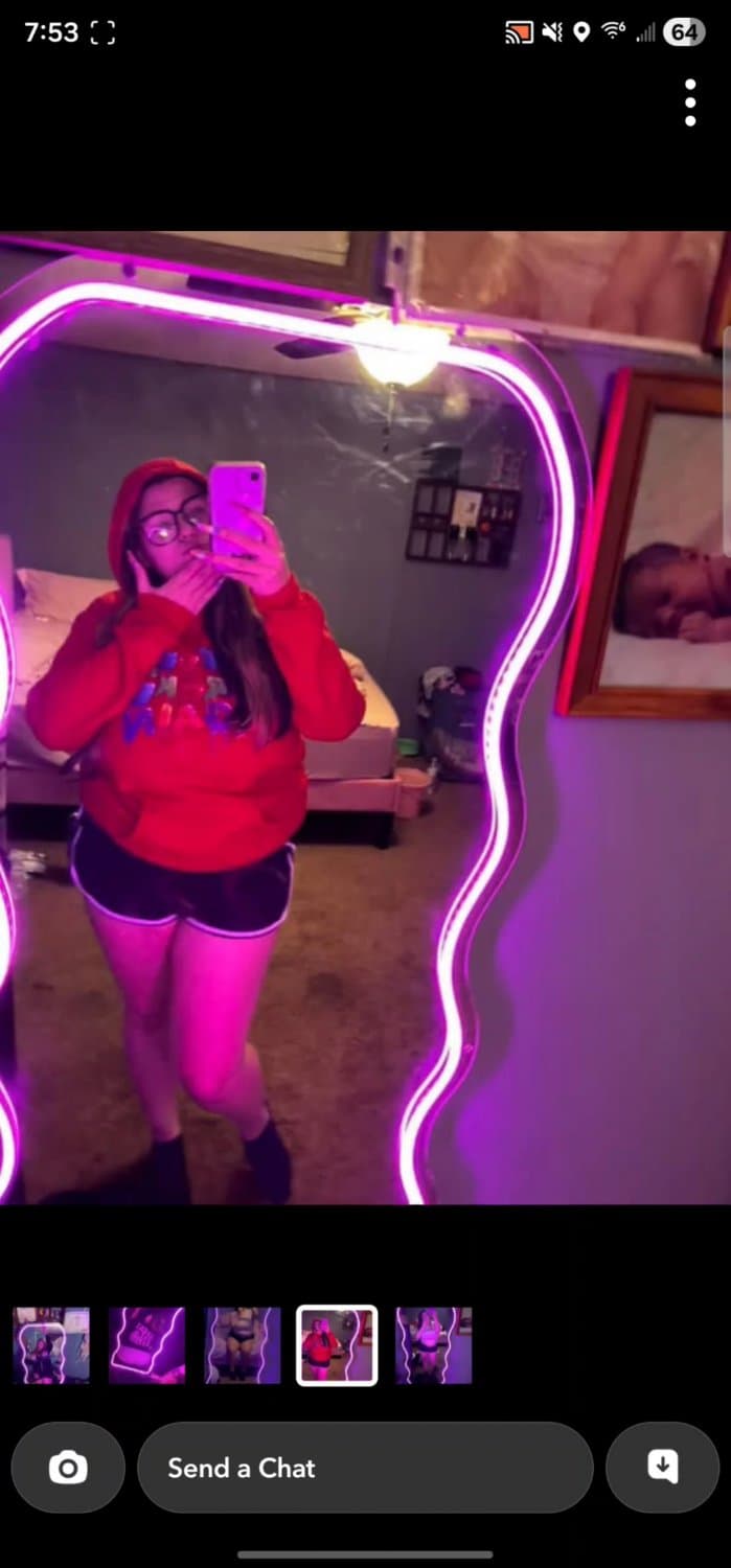 White bbw Yubo slut cock reaction