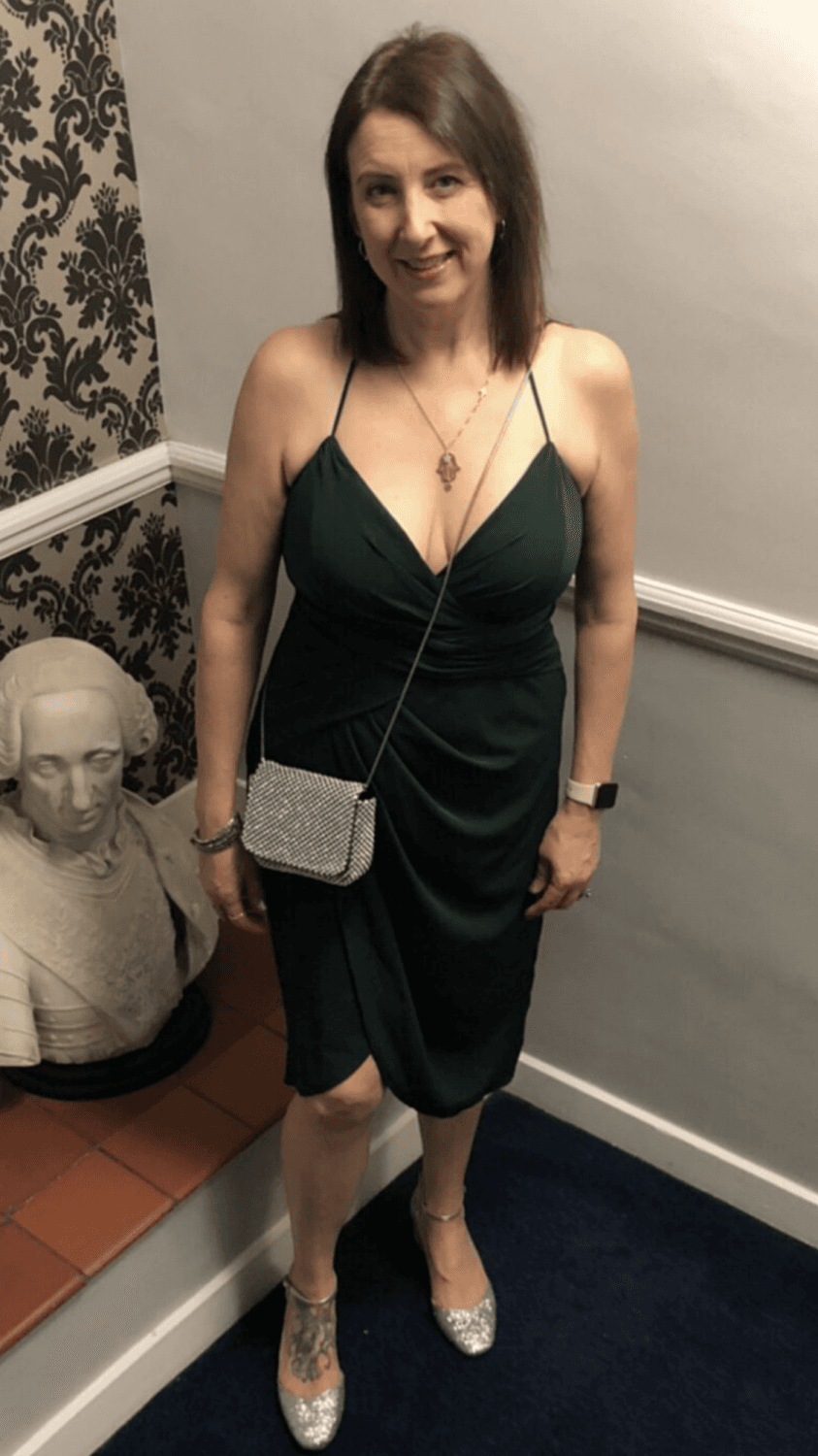 Perfectly enhanced fun bags on this MILF whore