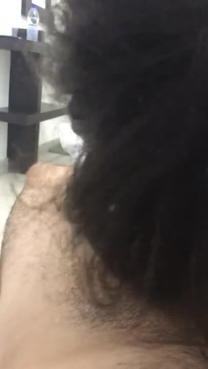 Italian big boobs gothic gf sucks her bf off