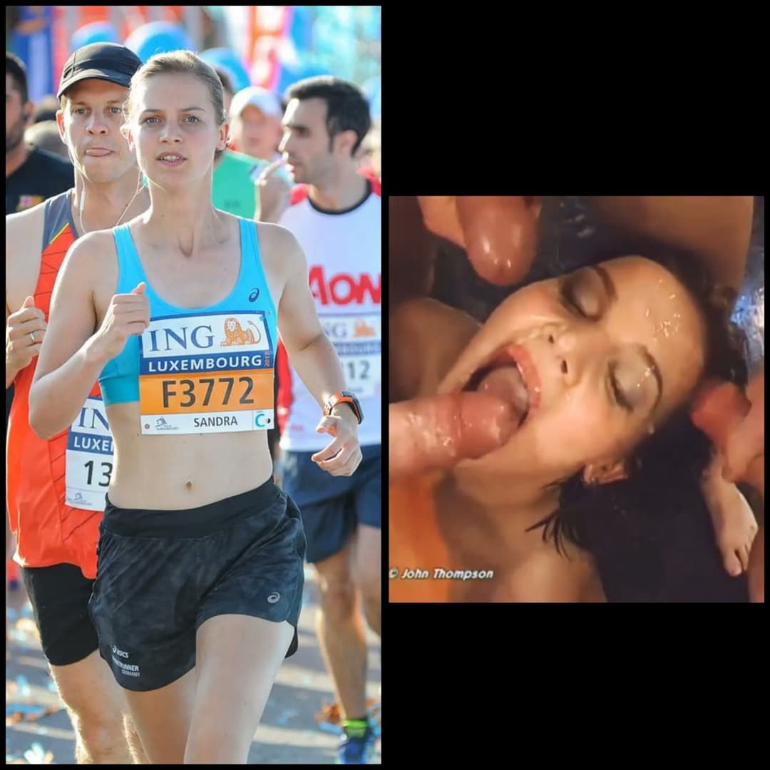 Click to view full size German girl drinks sperm from many foreign men