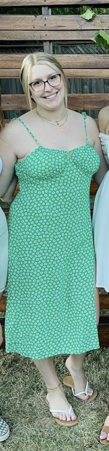 Maybe if the fat bitch wore a bra her fat tits wouldn’t sag so much. Fat fuck