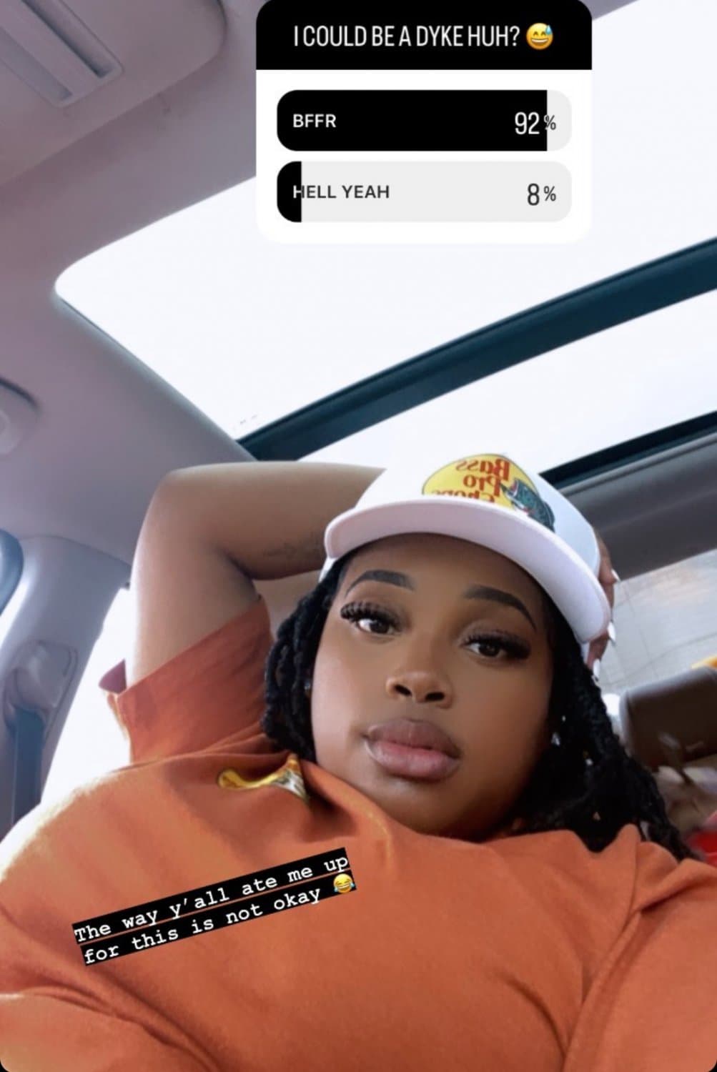 Fat cheeks dyke #BeautifulAss