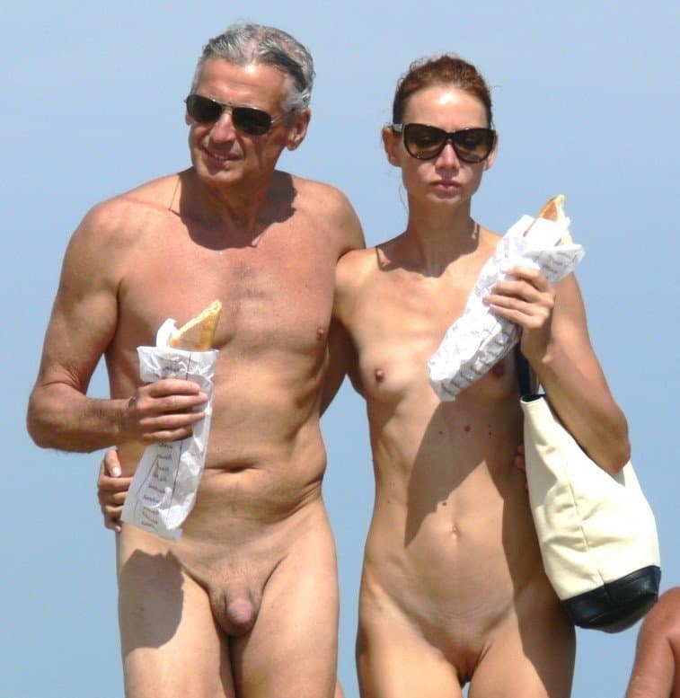 Naked couples outdoors 7