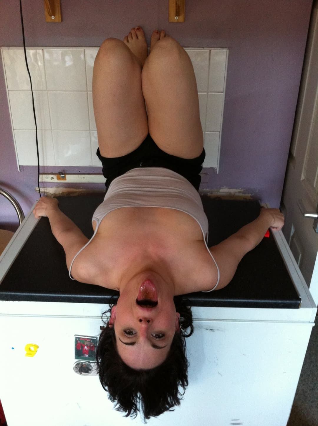 Welsh slut in the kitchen