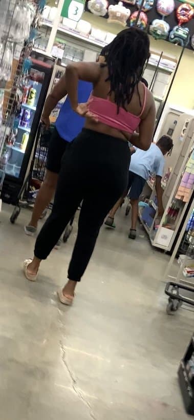 ChocolateQueen  ShayButta Soft Feet ?? & Fat Butt In Dollar Tree {Photos & Video Clip}