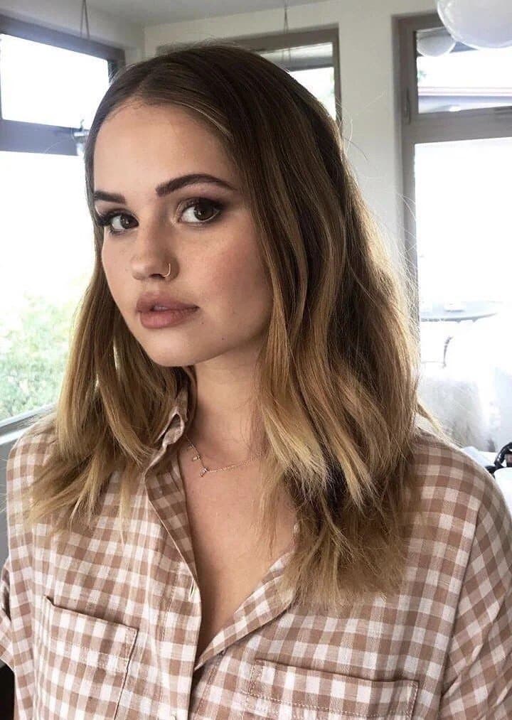 Big titty disney actress Debby Ryan loves to display her huge mommy milkers. What a slut