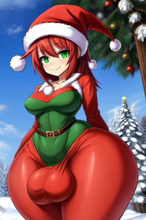 Holiday Futanari | My gift from me to you is two albums of AI porn! Happy Holidays!