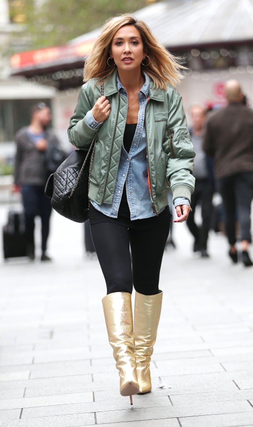 Myleene Klass - Metallic Boots