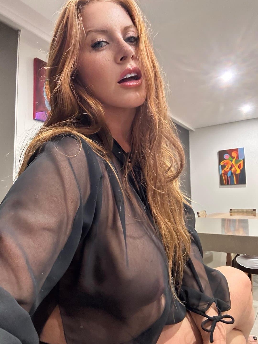 Gorgeous curvy redhead milf