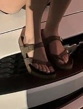 Petite sexy blonde blue eyes teen footslut / soles ,toes