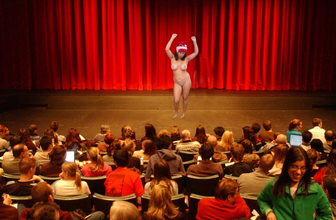 Susan Harris still dancing naked for Santa