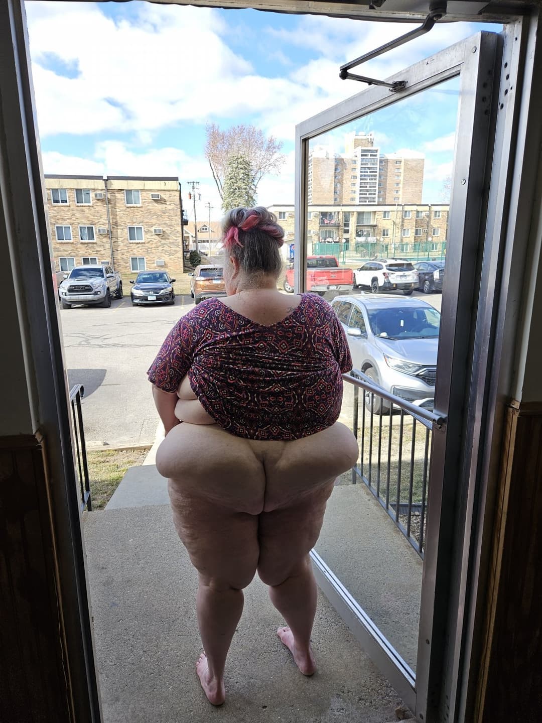 Nasty Public Fat Bitch Aprill Thompson is addicted to BBC