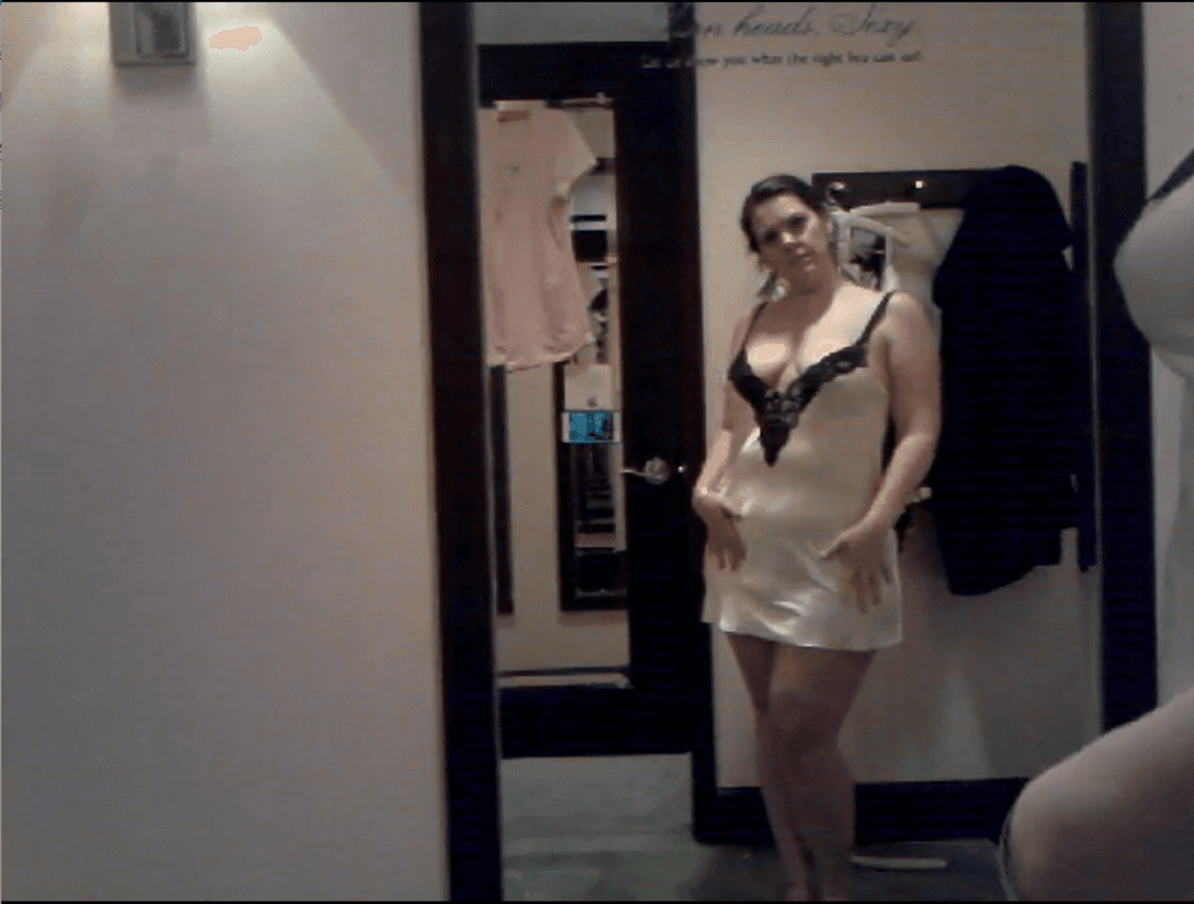 Abby - public dressing room masturbation