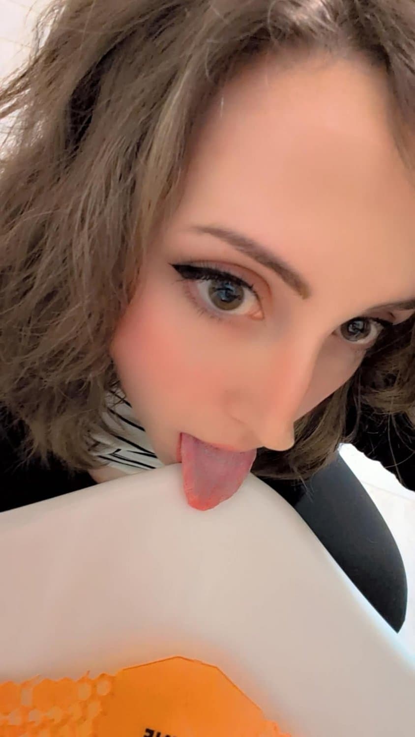 humiliated dumb slut licks urinal