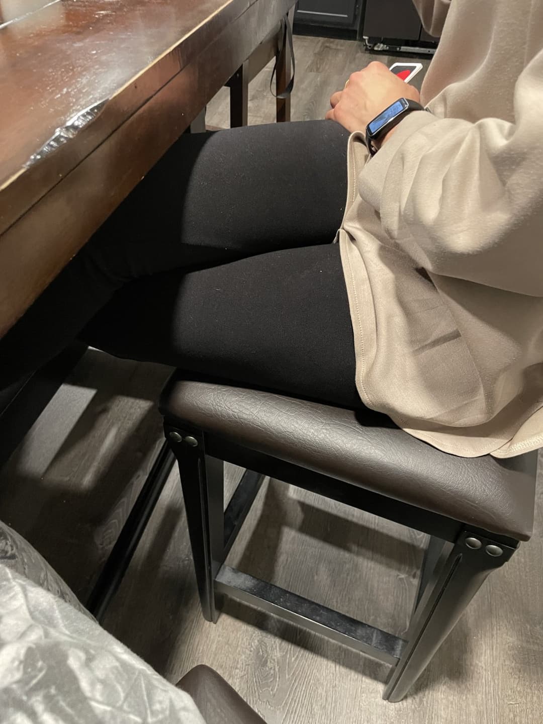 Creepshots of Latina my big sister and her panties & bra