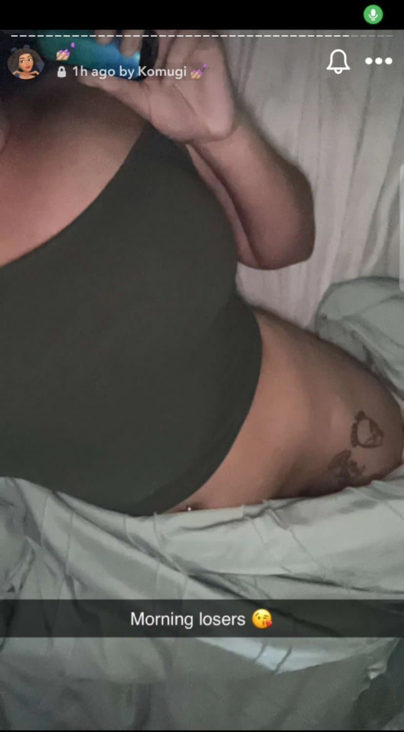 Snapchat light-skin puts out after teasing on her story. Dm for more