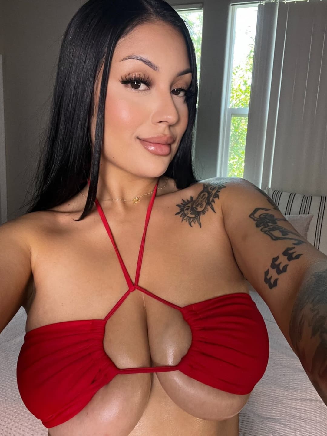 Slutty Latina Milf with Big Knockers