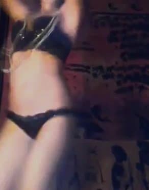 Horny wife dancing hot body