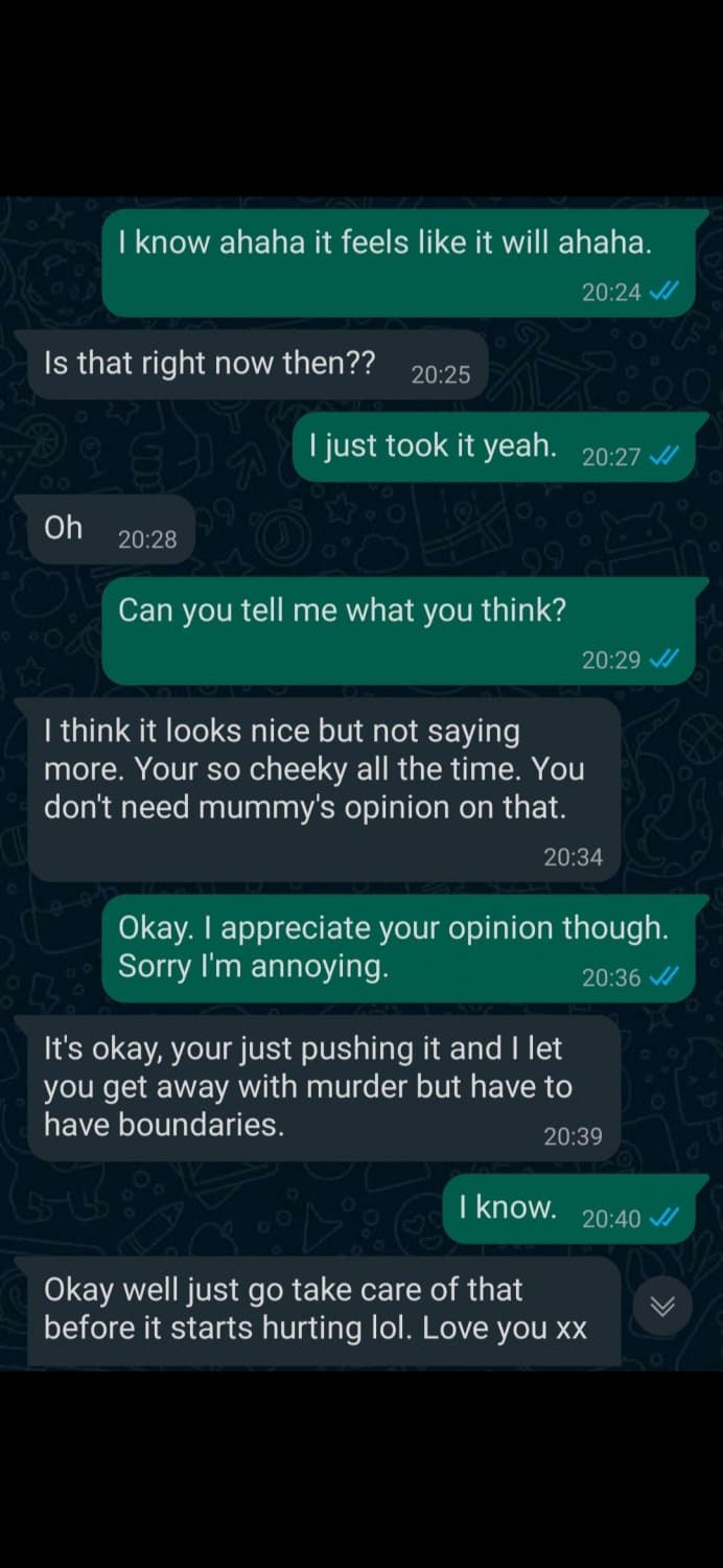 Sexting my Mom PART 4 - with hot pics ?