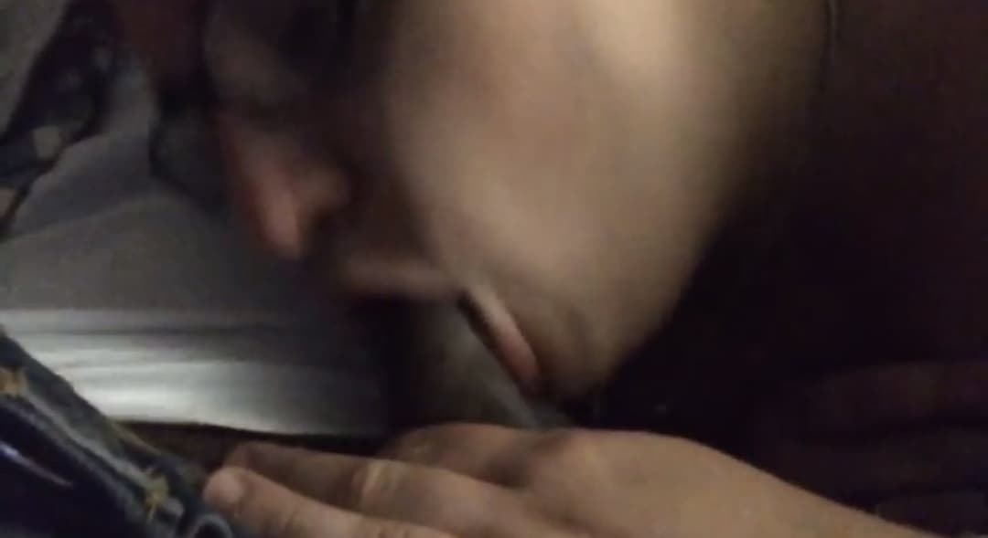 Fat Nerd Eats Dick While Watching Movie