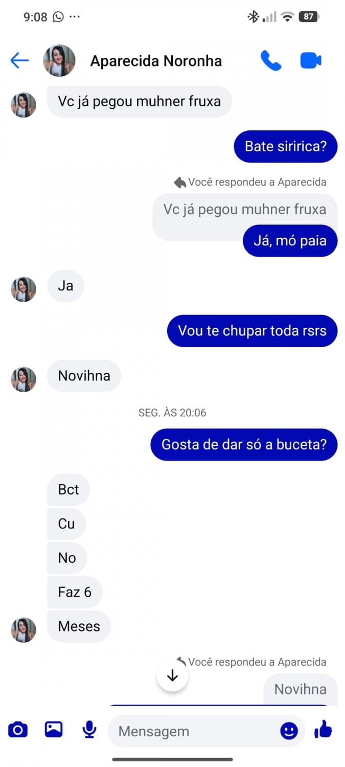 Coroa de fortaleza, mostra a buceta por Pix, mora no parque São José