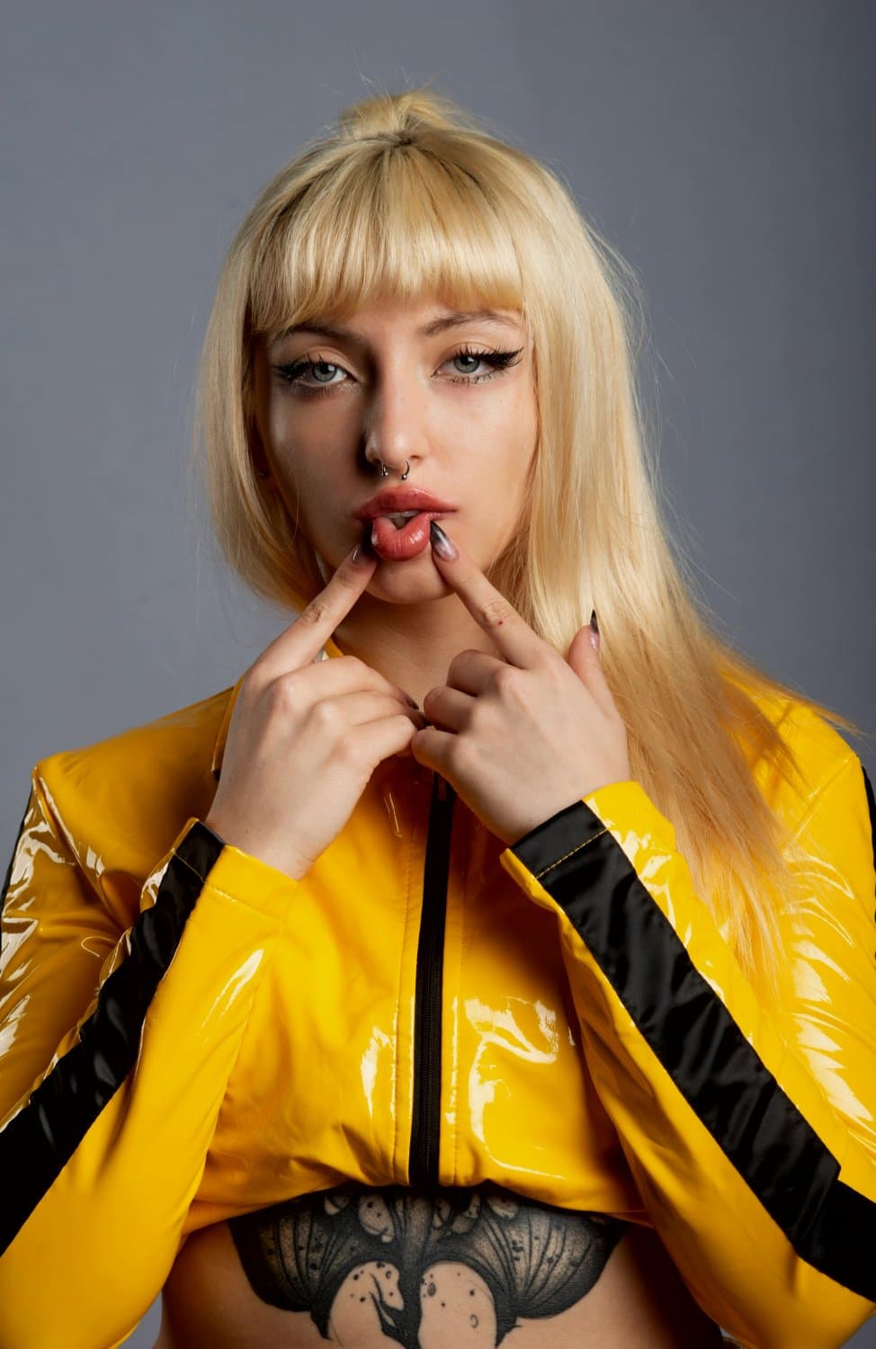 Imagine my lipstick smeared all over you…