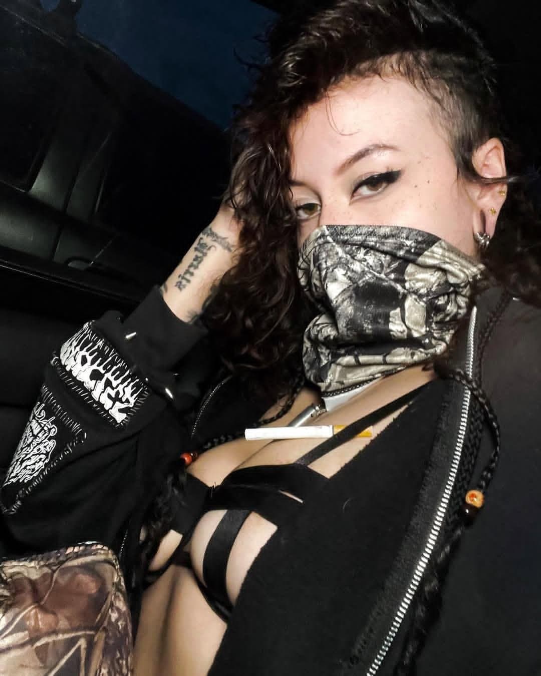 Latina Goth Slut Hottie METAL SLUT