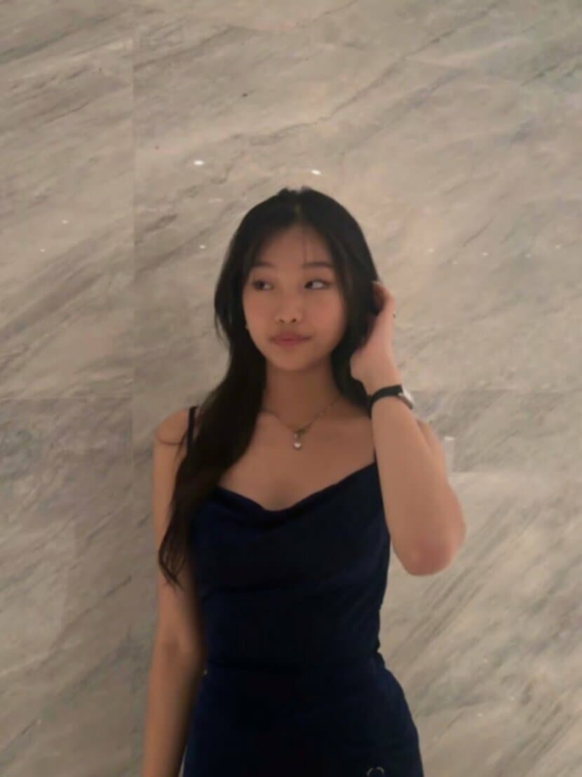 Lina a hot and beautiful Korean college student