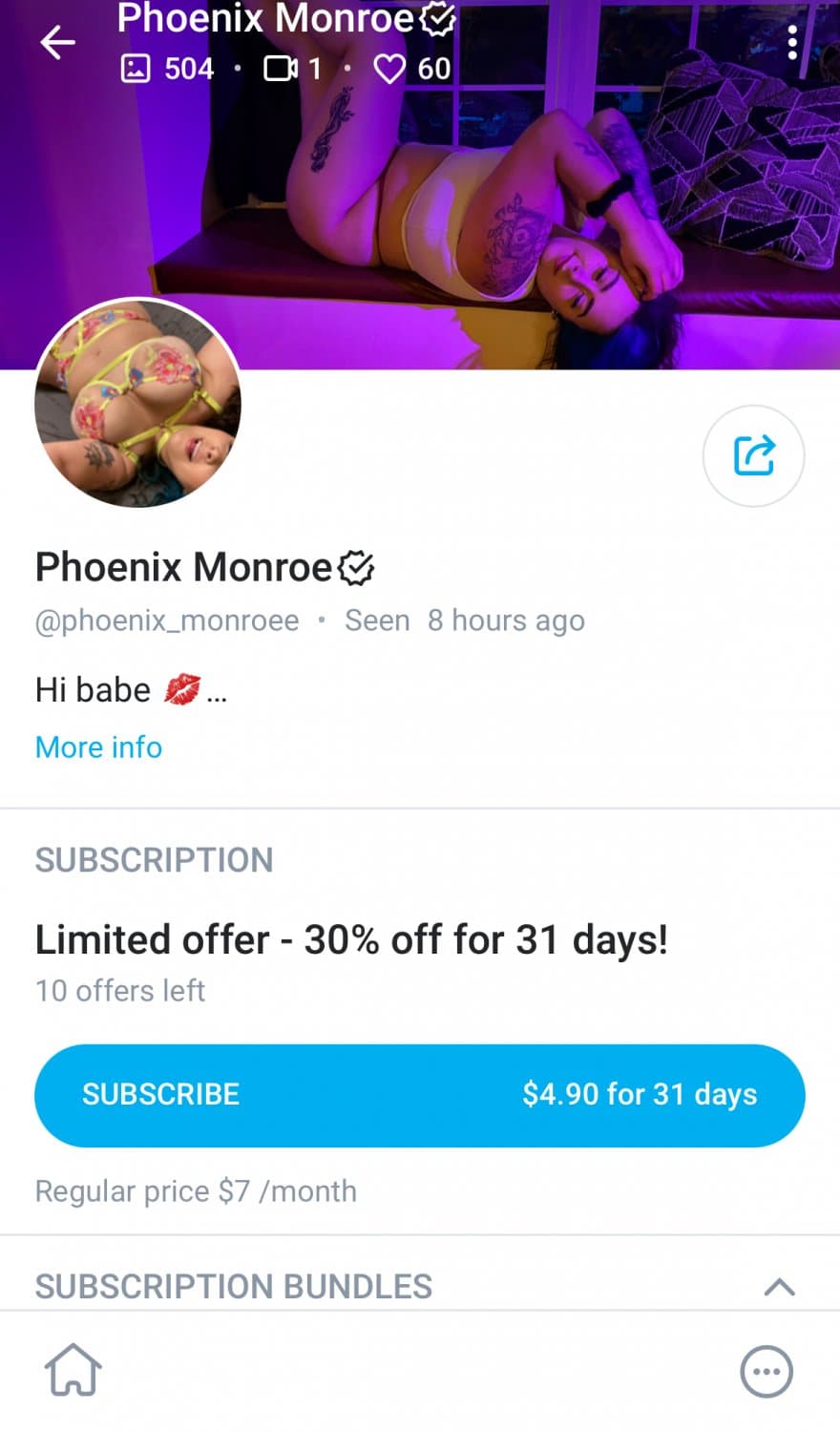 Click to view full size Tattoo bi bbw wants to be a pornstar