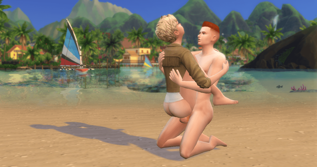 Playing on the beach *Jugando en la Playa*