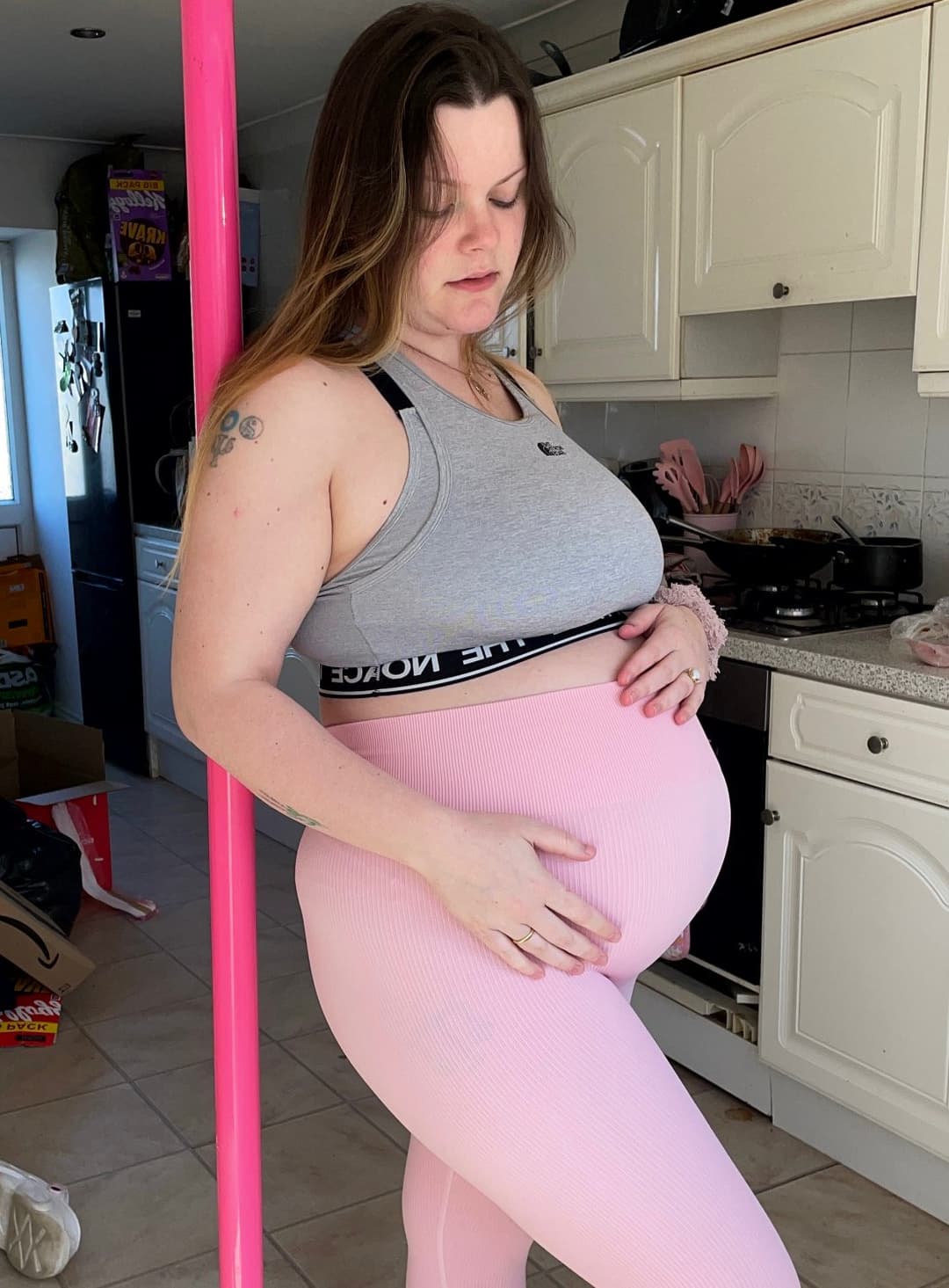 Very nice to rub a pregnant belly