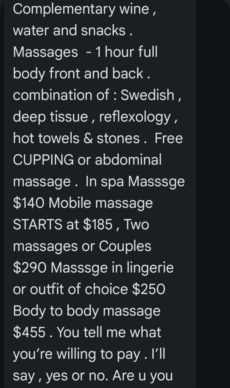 ATL Massage Therapist I Need to Visit One Time