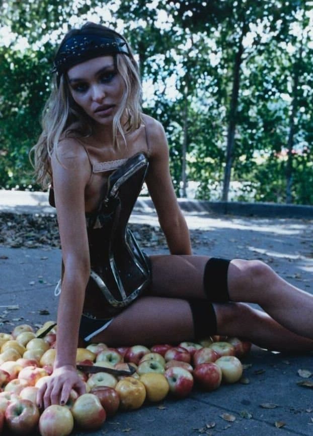 Lily-Rose Depp Such A Beautiful Slut!! How I love To Suck On Those Hard Nipples Of Hers ????