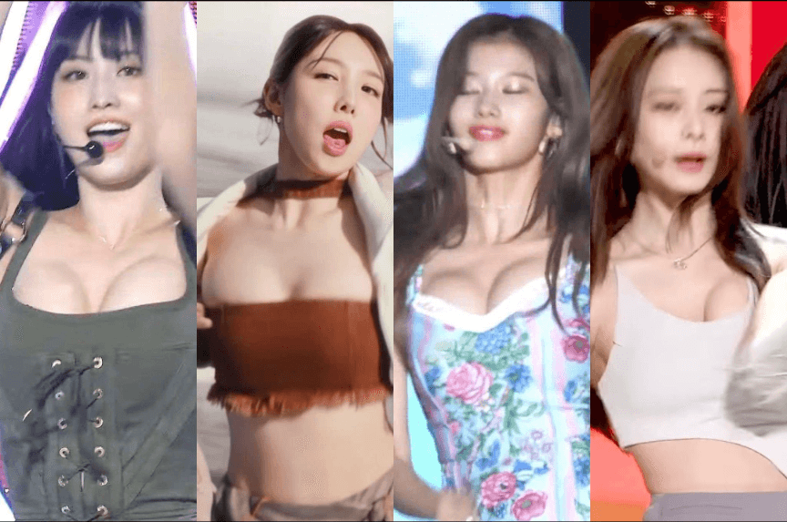 Twice Boobs Comparison and Compilation Kpop Jihyo Nayeon JY Momo Sana Mina Dahyun Chaeyoung Tzuyu
