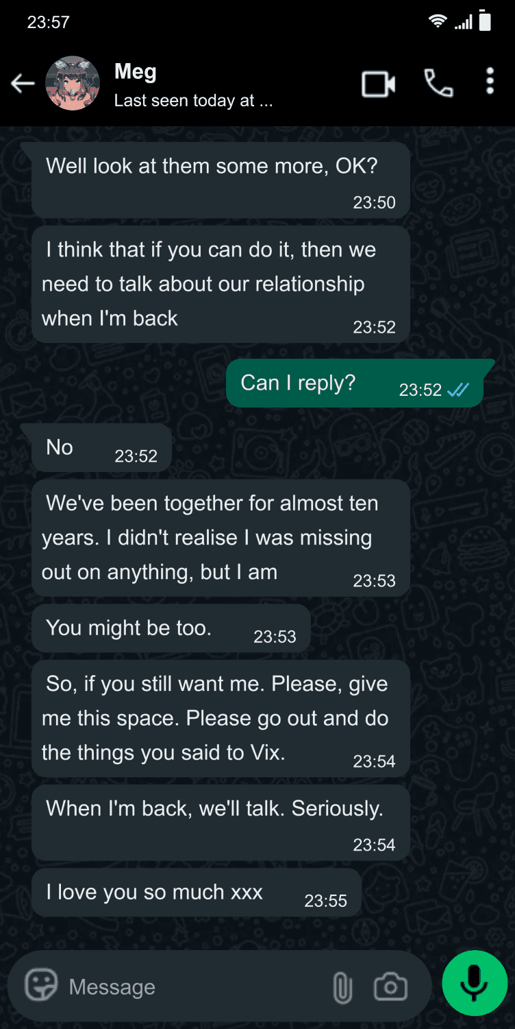 My girlfriend went to a Halloween frat party (2/3)