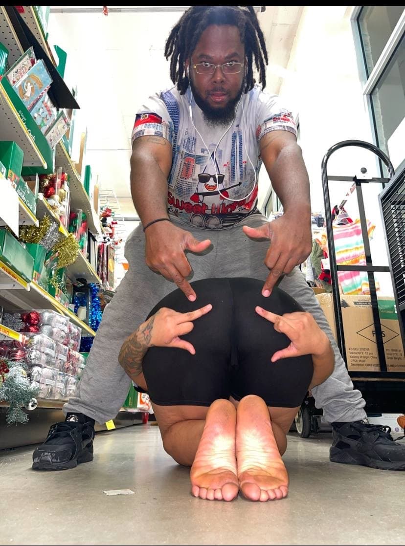 made the slut do all this in public ??even random people were watching her