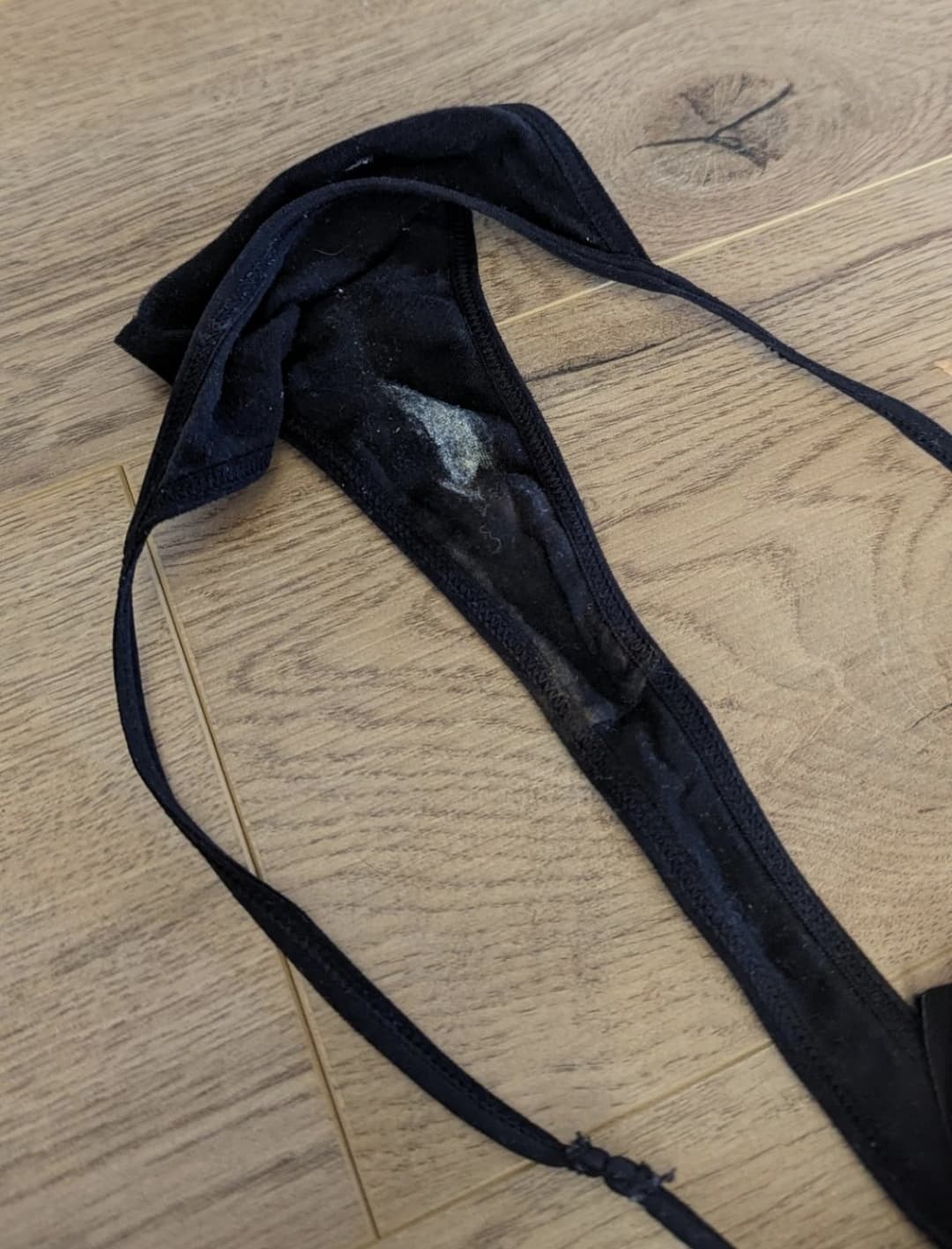 Latina gf’s creamy panties (anyone want a taste?)