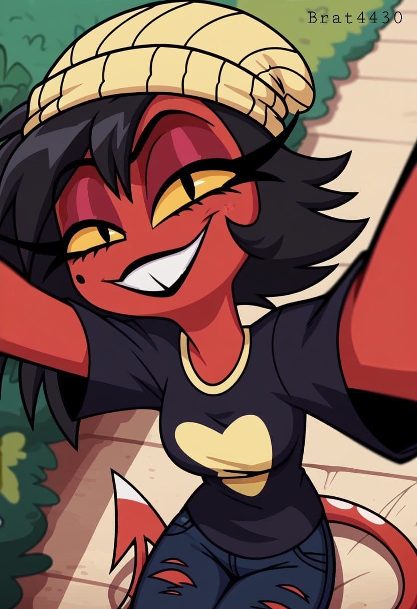 Click to view full size millie - helluva boss demon / imp cutie