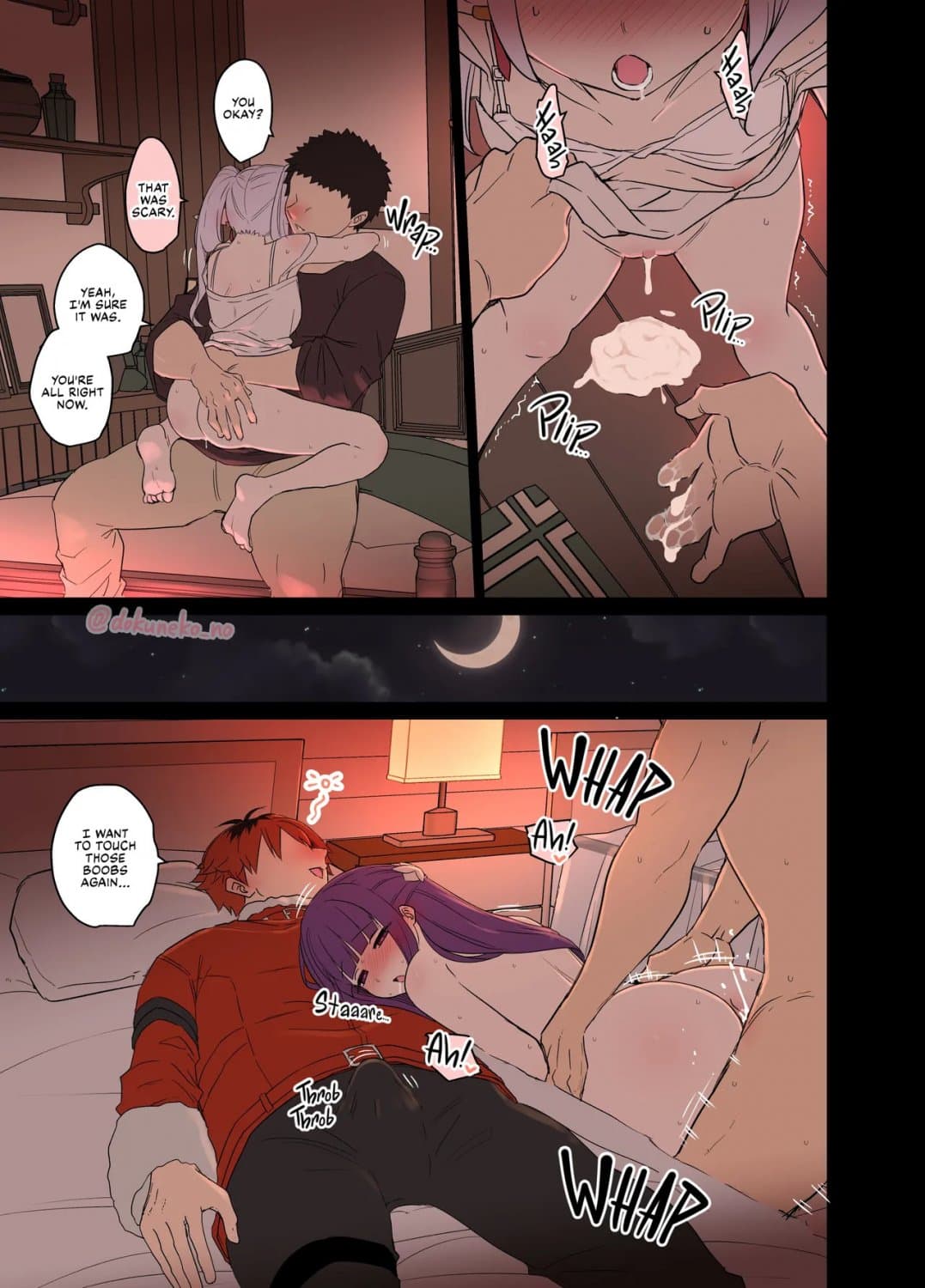 Frieren Has a Very Bad Night Part 1 & 2 Hentai Comic Porn