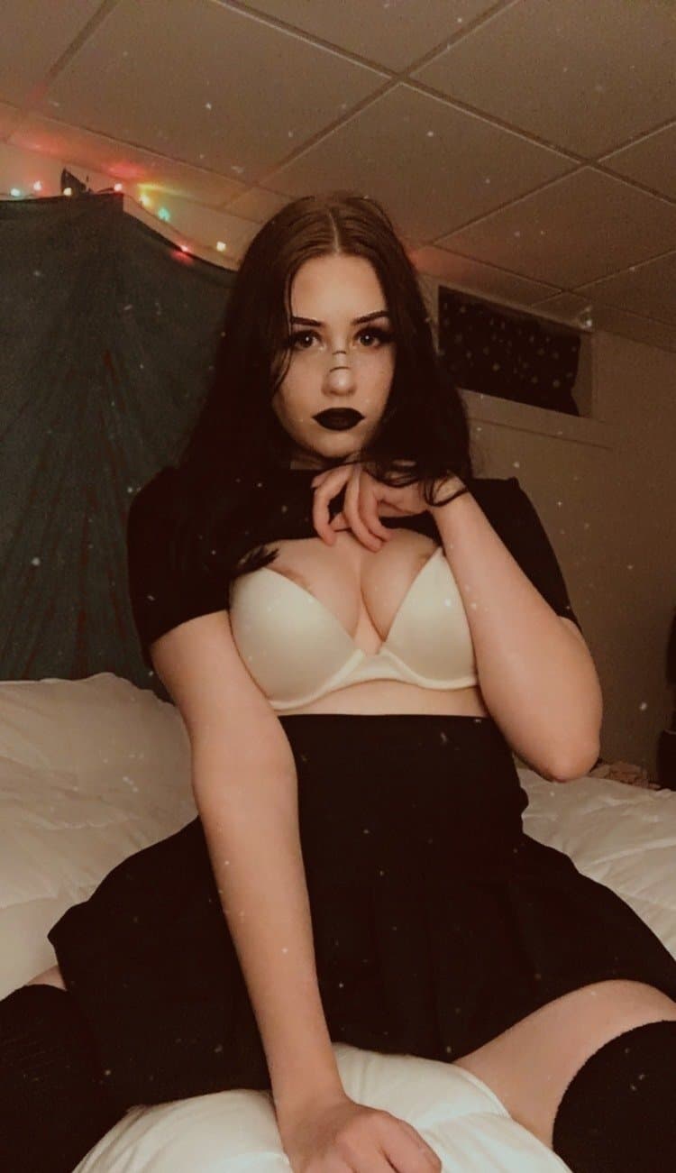 Cute brunette is a total Slut