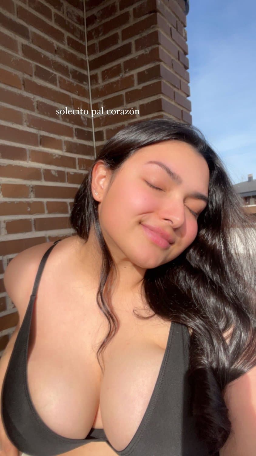 Spanish OF Beauty With GORGEOUS Natural Tits