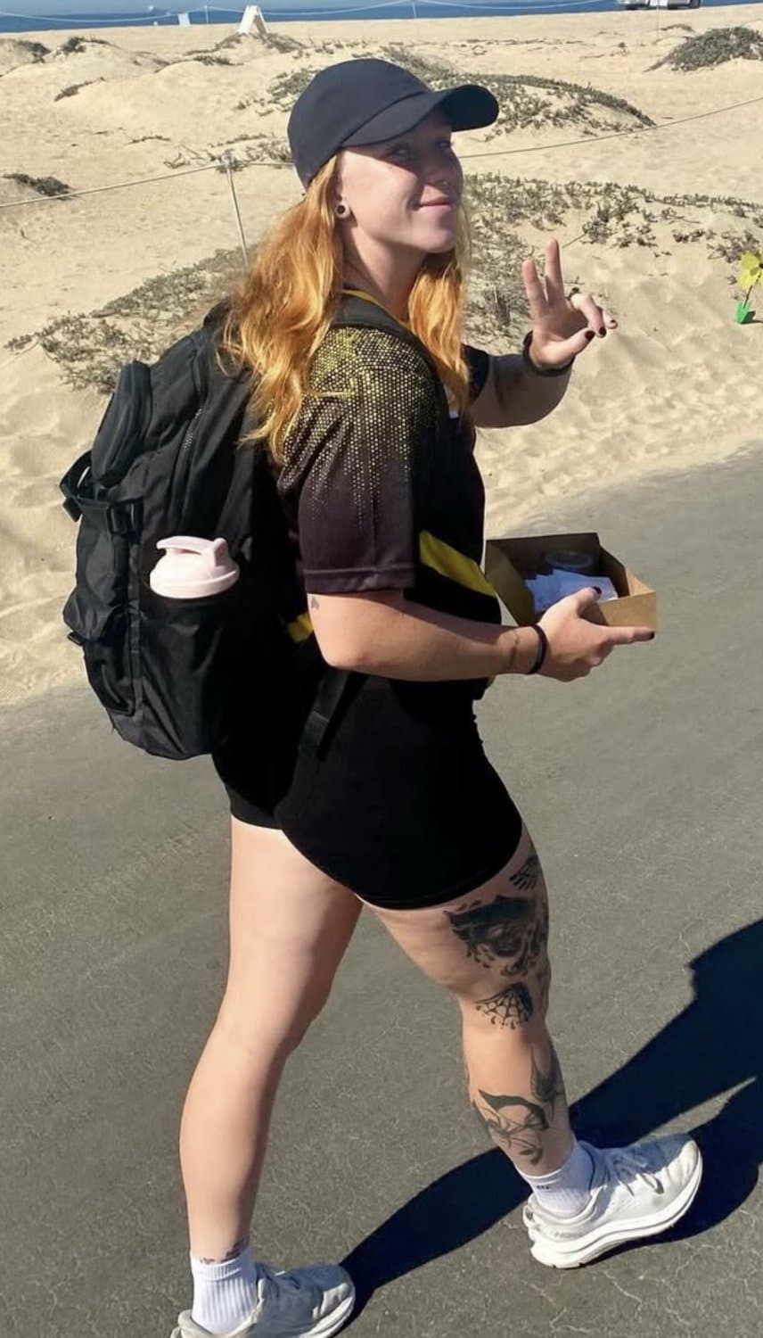 Sexy athletic redhead