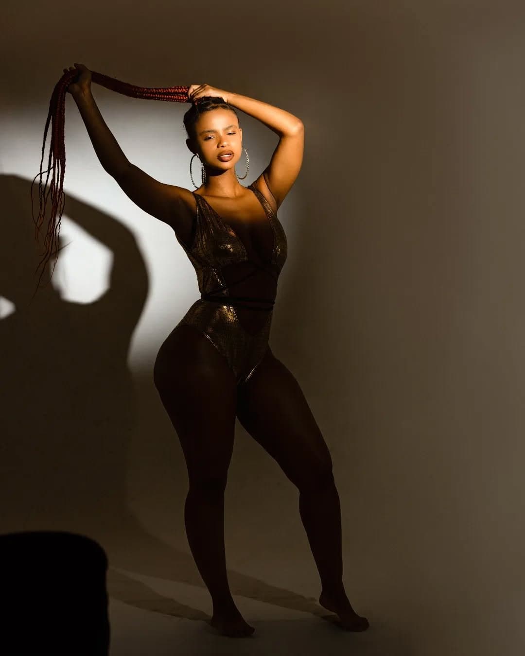 Thick South African teen