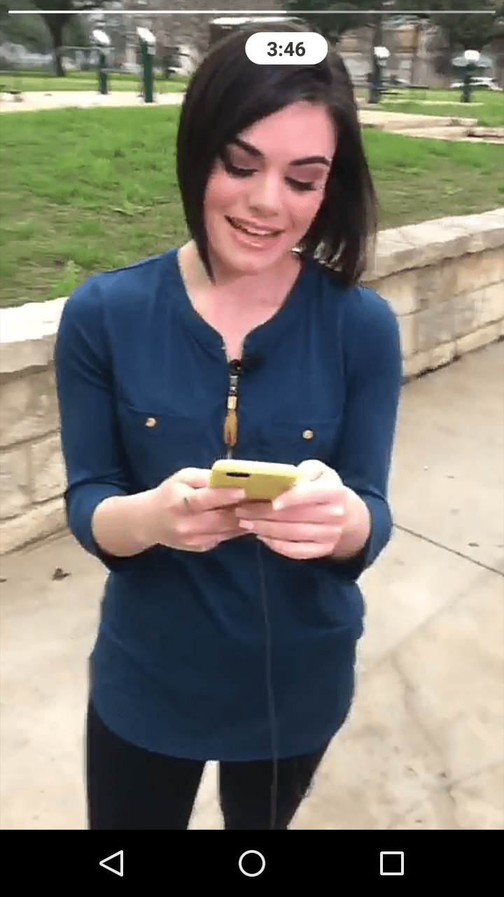 News anchor Camilla Rambaldi