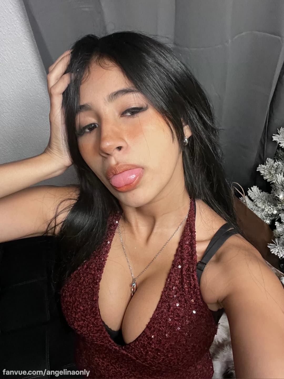 In another life Angelina Diaz is my younger cousin and we use eachother whenever we want