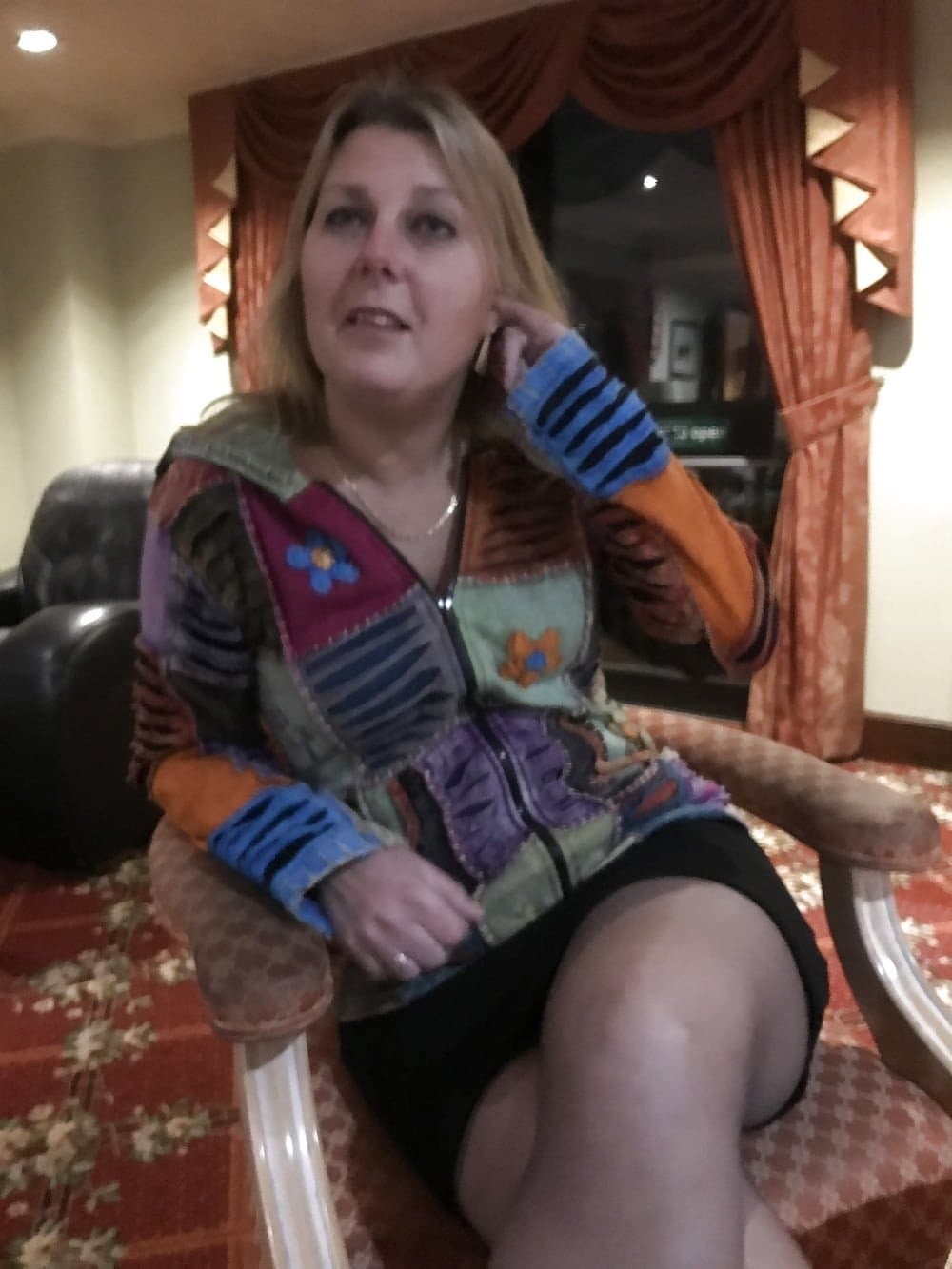 Amateur blonde swinger wife